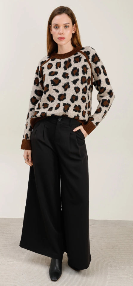 Leopard Print Sweater