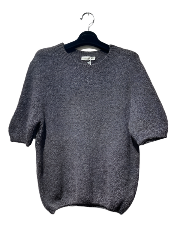 Short Sleeved Alpaca Sweater