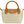 Load image into Gallery viewer, Small Two-Tone Tote Bag ITALIAN LEATHER CREAM