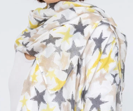 Scarf with stars