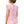 Load image into Gallery viewer, Woman wearing a pink blouse with white trim on a beige background