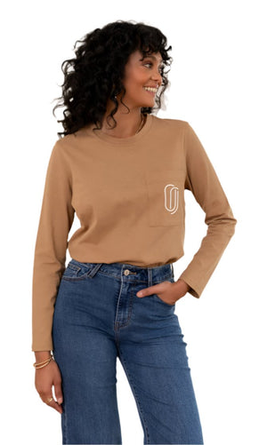 Caramel Long Sleeve T Shirt