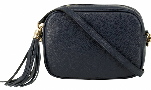 Italian leather tassel bag