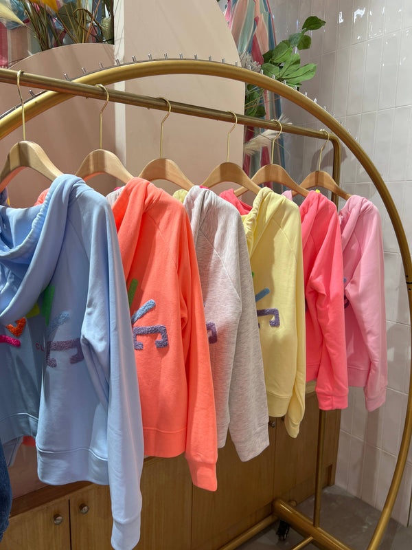 Elodie Iconic Multicolored Hooded Sweatshirt