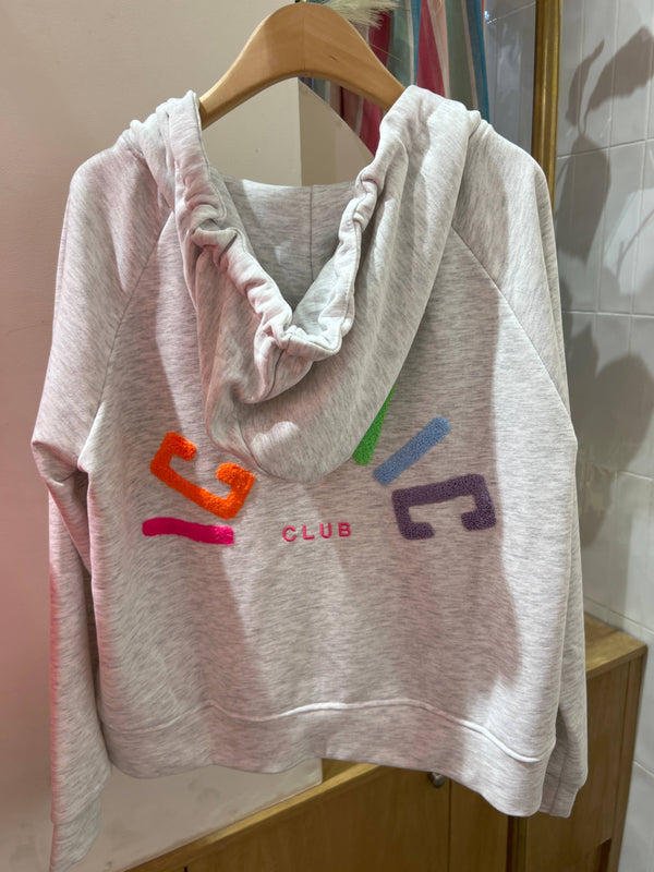 Elodie Iconic Multicolored Hooded Sweatshirt