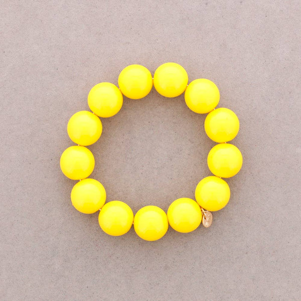 Elastic Bracelet Resin Beads 16mm