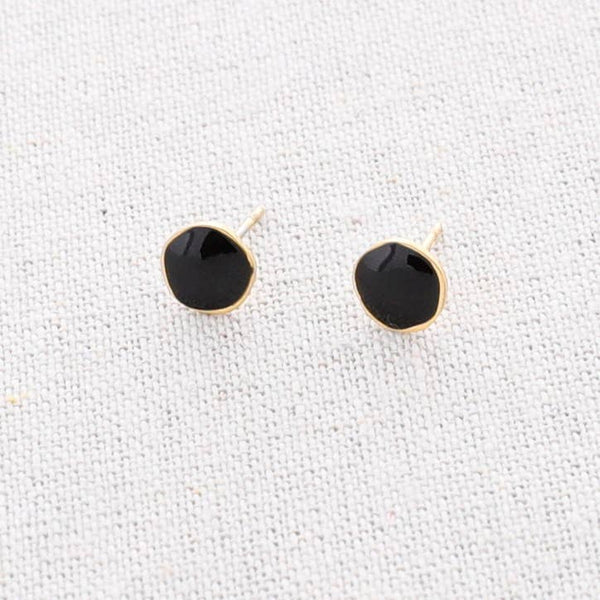 Pressure Steel Enamel Earrings