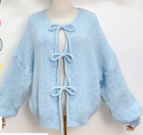 Bow Cardigan