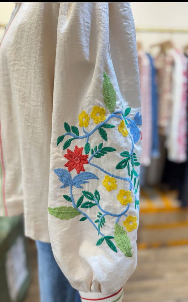 Cassie Cream Boho Jacket