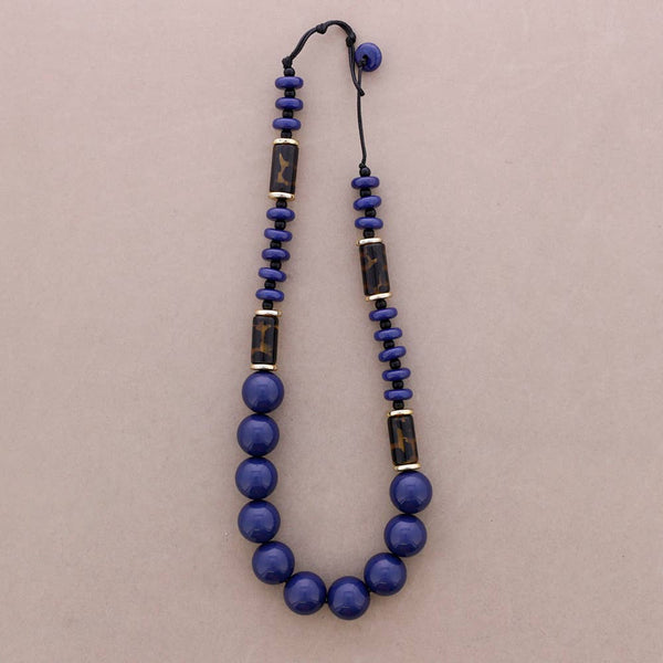 Long Resin Bead Necklace
