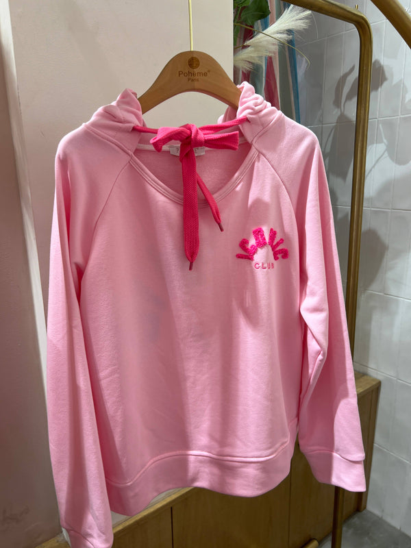 Elodie Iconic Multicolored Hooded Sweatshirt