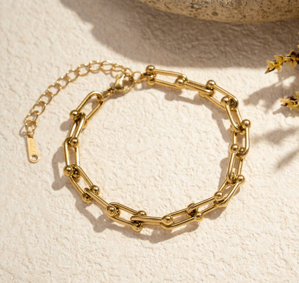 Gold Link Bracelet