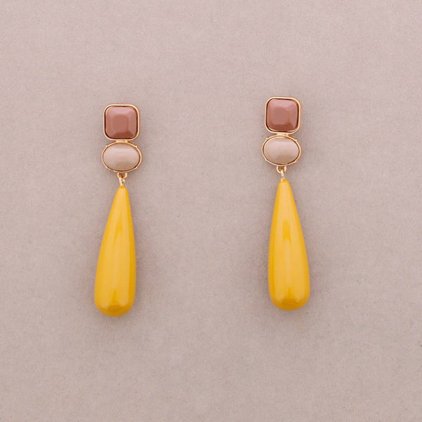Resin Drop Pendant Earrings