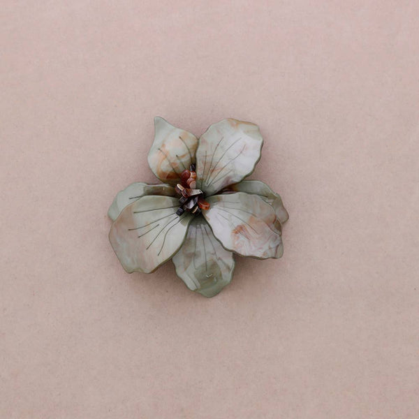 Resin Flower Brooch