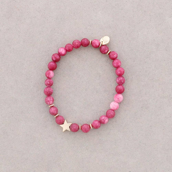6Mm Stone Elastic Bracelet
