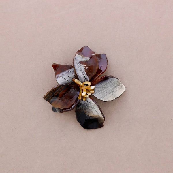 Resin Flower Brooch