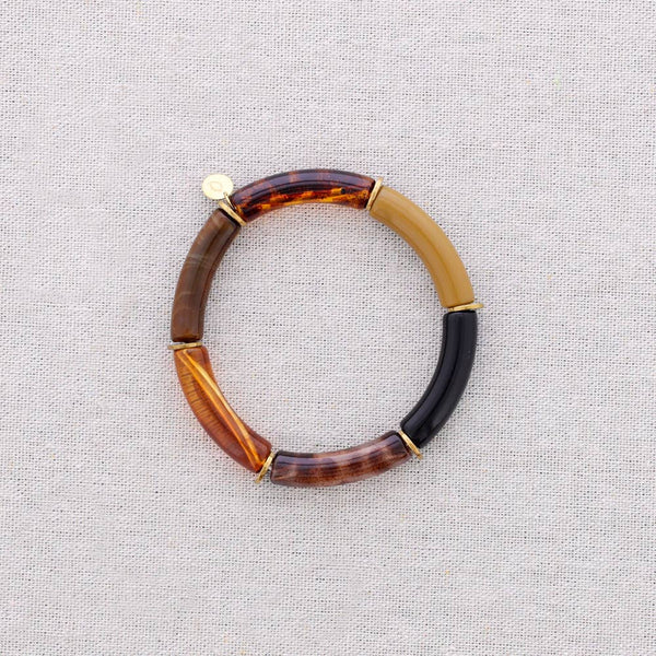 Resin Steel Tubes Bracelet