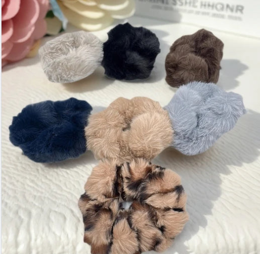 Furry Scrunchies