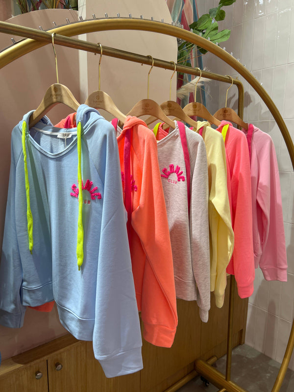 Elodie Iconic Multicolored Hooded Sweatshirt