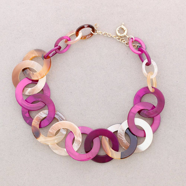 Resin Link Necklace