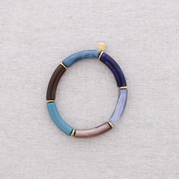 Resin Steel Tubes Bracelet