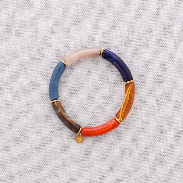 Resin Steel Tubes Bracelet