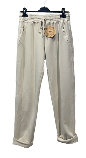 Joggers w/Detail Stripe