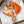 Load image into Gallery viewer, Magnetic Pearl Scarf Vintage Orange Floral
