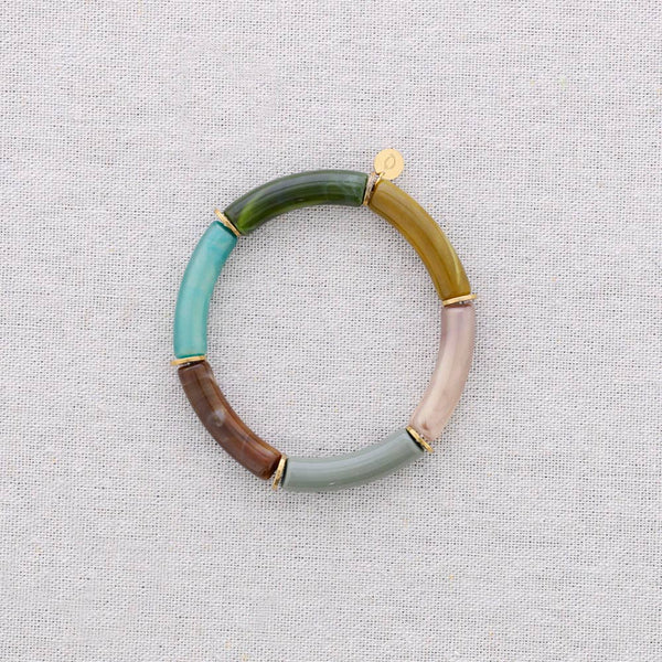 Resin Steel Tubes Bracelet