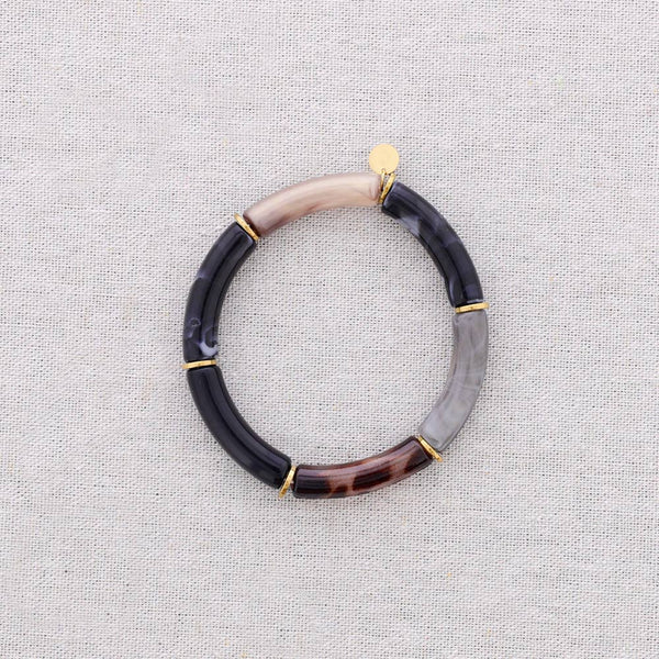 Resin Steel Tubes Bracelet