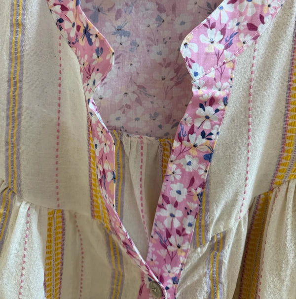 Fleur Stripe Floral Top