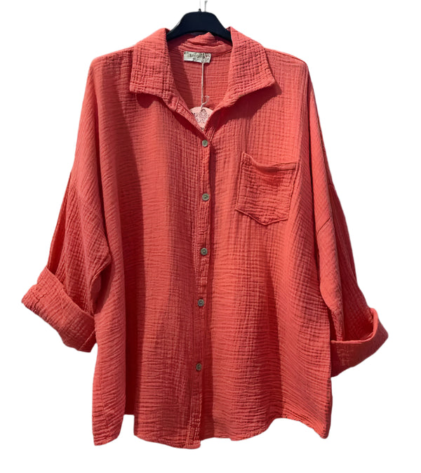 long sleeved cotton shirt