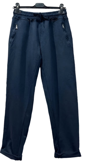 Plain Navy Joggers with pockets