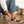 Load image into Gallery viewer, Burgundy Trainers w/Stripe
