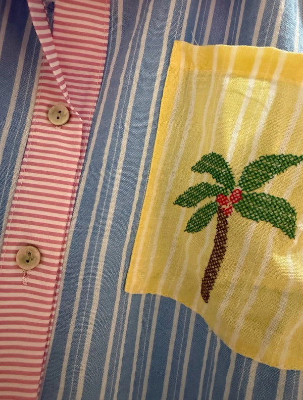 Striped Palm Shirt