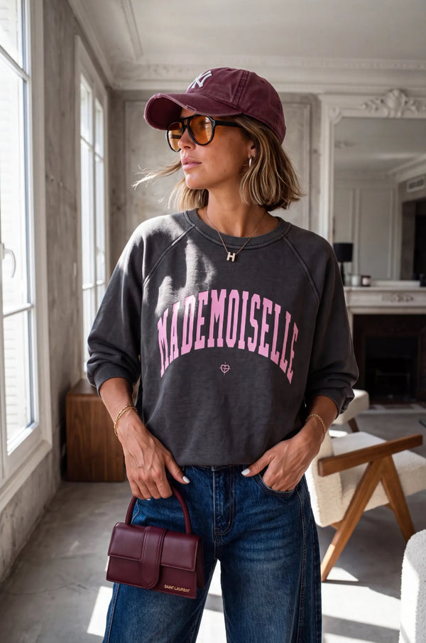 Grey Mademoiselle Sweatshirt
