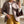 Load image into Gallery viewer, Mocha Quilted Vertical-Stitch Kimono Jacket
