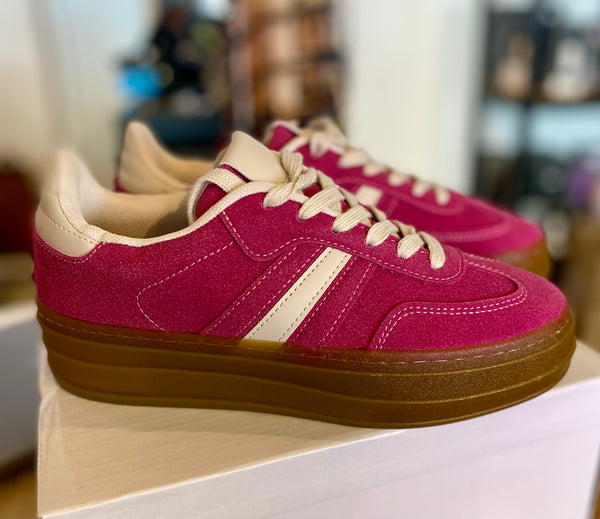 Coloured Platform Trainers