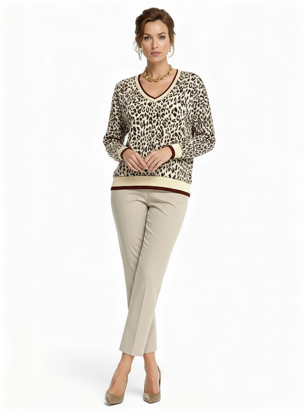 Leopard Print Sweater