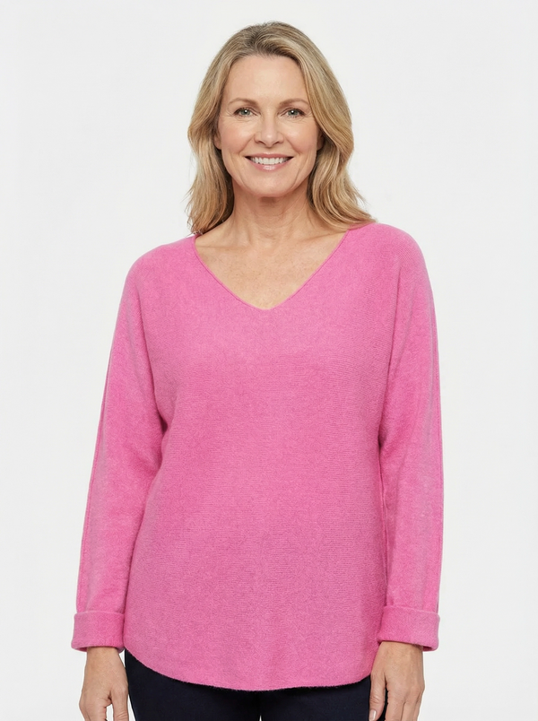 Plain V Neck Sweaters