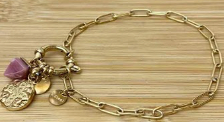 Link Chain with Charms