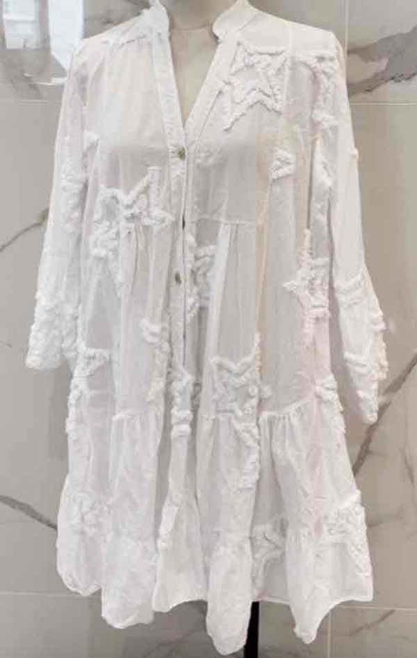 Cotton Star Detail Dress