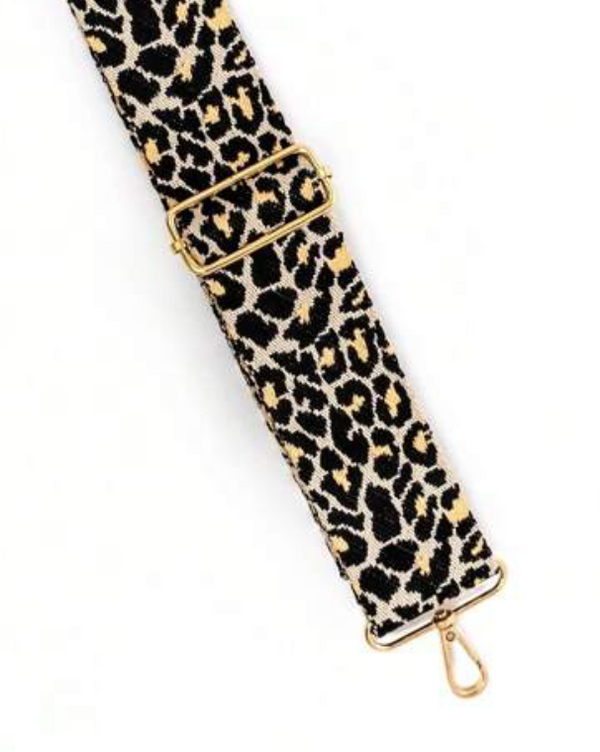 Black/Cream Leopard Print