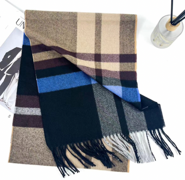 Men's Check Scarf