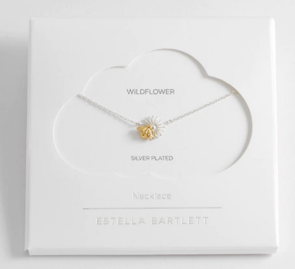 Estella Bartlett Flower Bee Pendant