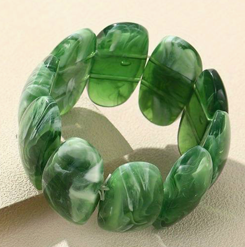 Chunky Resin bracelet.