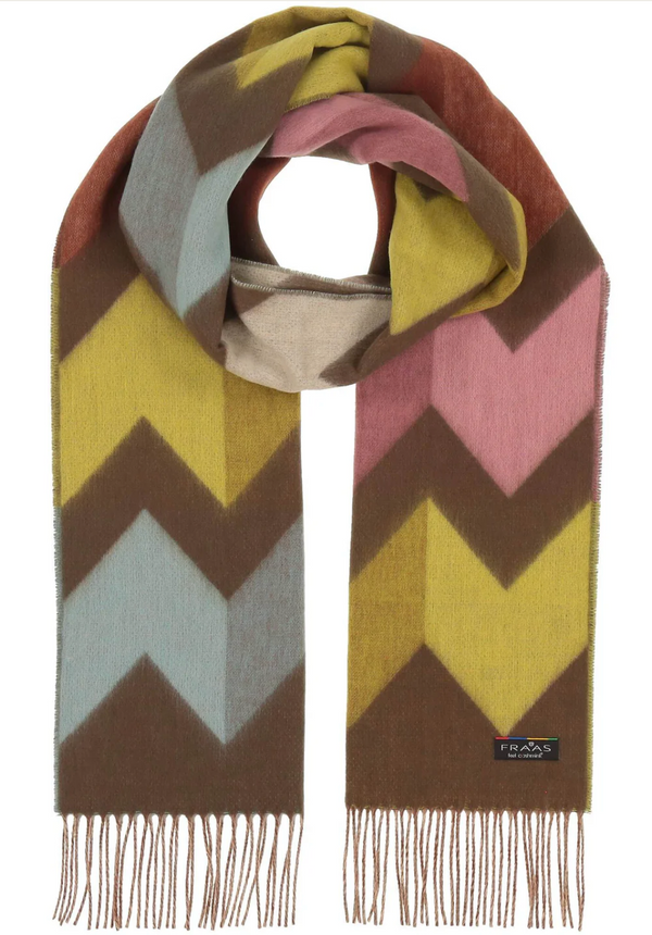 SUSTAINABILITY EDITION - CASHMINK SCARF WITH GRAPHIC DESIGN