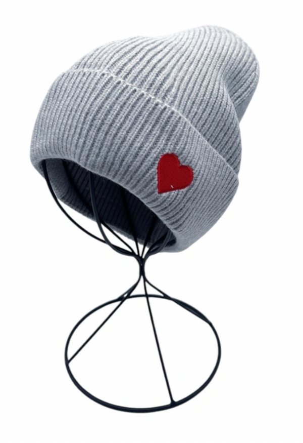 Hat & Scarf Set w/Heart