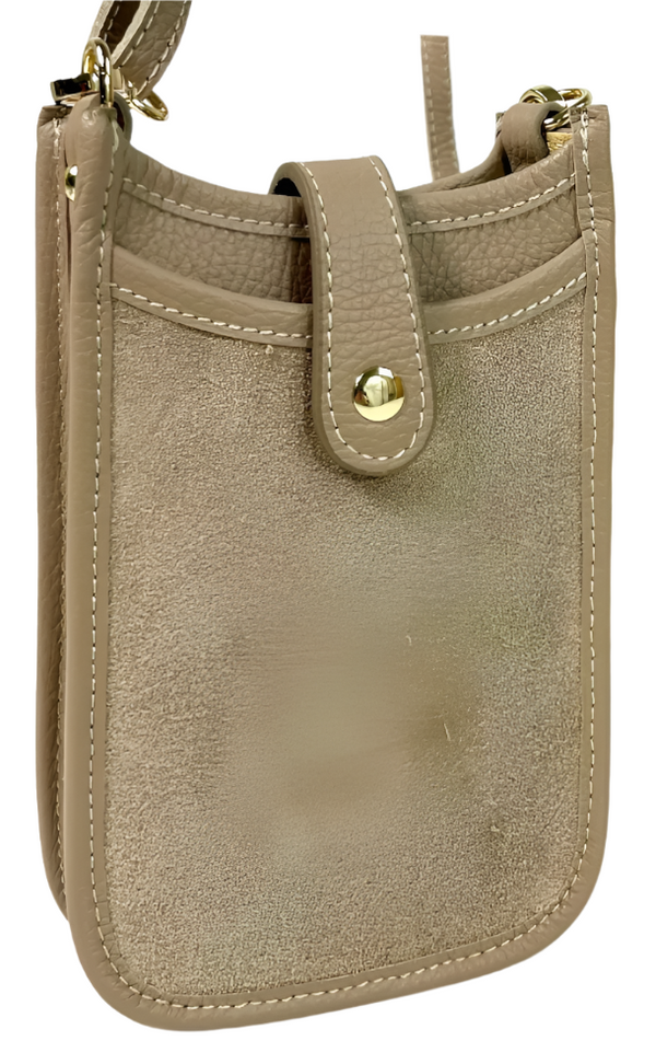 Suede Leather Phone Bags