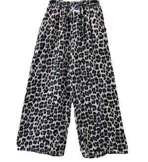 Leopard print stretch pantaloons 